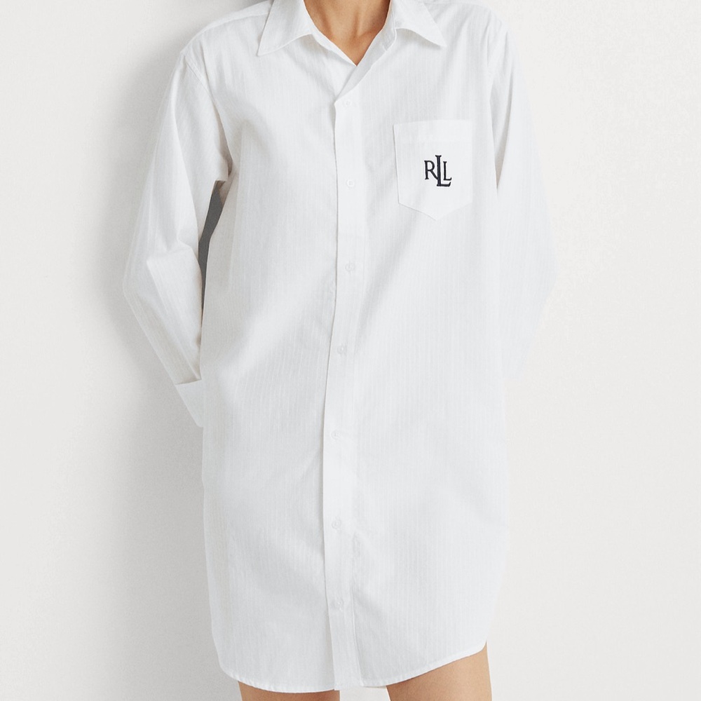Ralph Lauren Cotton Dobby shirt night dress